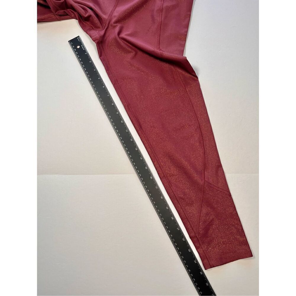 Victoria's Secret Total Knockout Pocket Legging Pink GoldShimmer Size Medium EUC - Picture 9 of 10